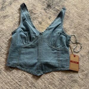 Denim Crop Top